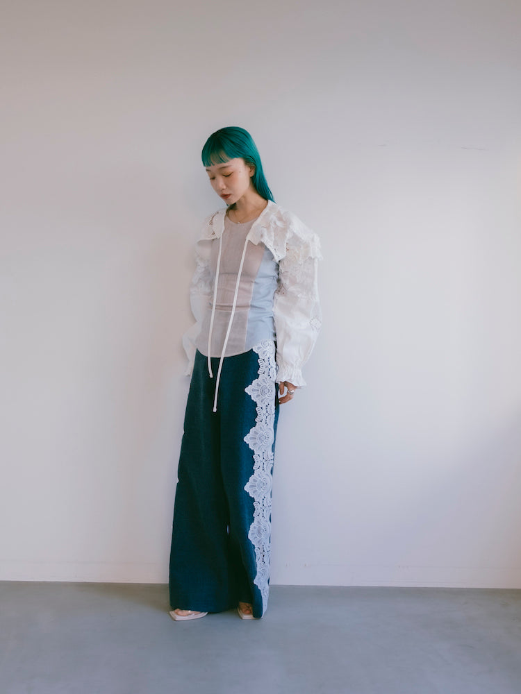 モデル身長：167cm / カラー：Blue