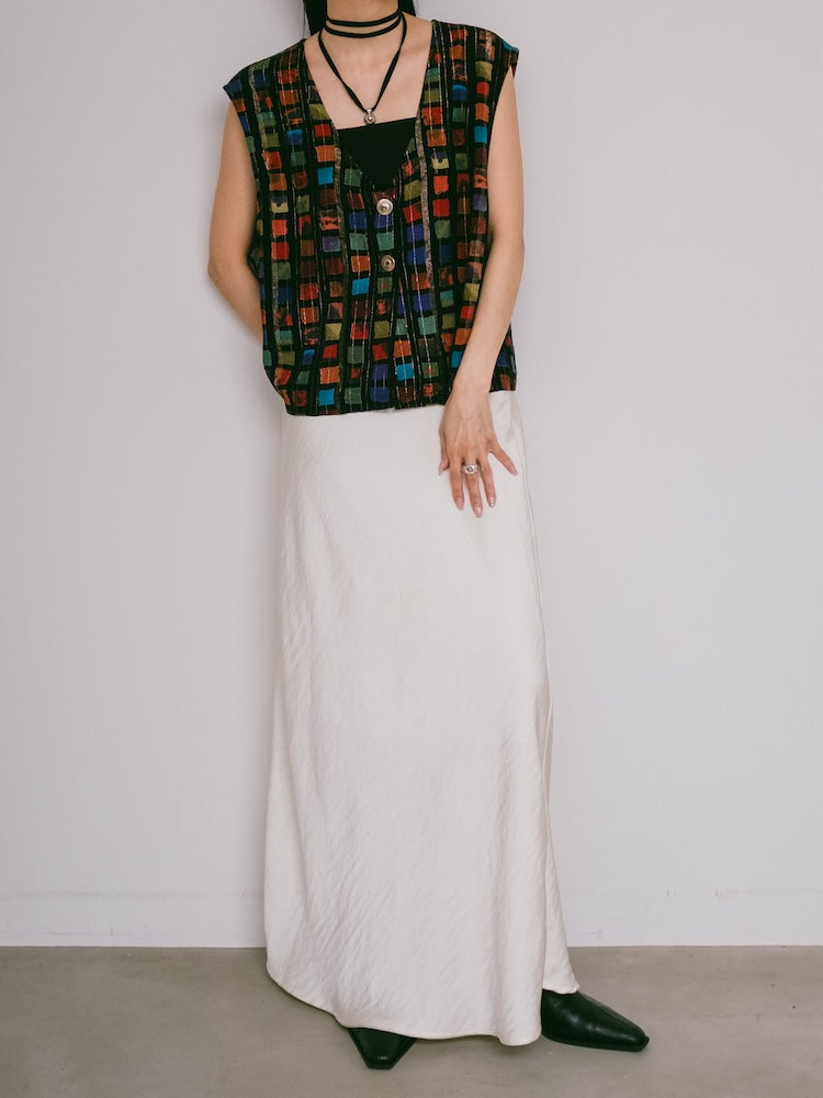 80s Square Line Vest