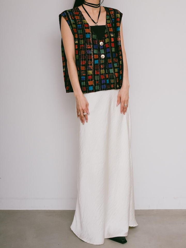 80s Square Line Vest