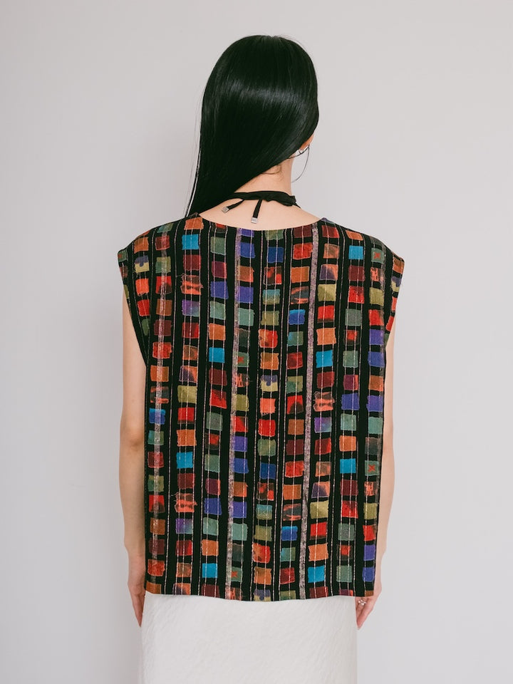 80s Square Line Vest