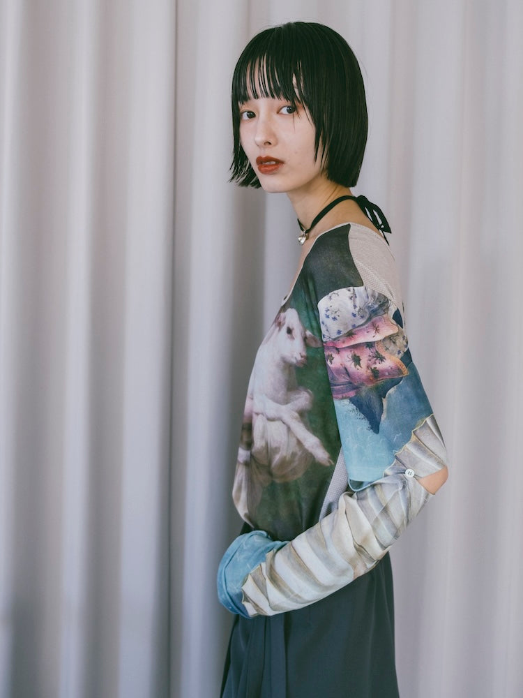 モデル身長：166cm / カラー：03 Sheep