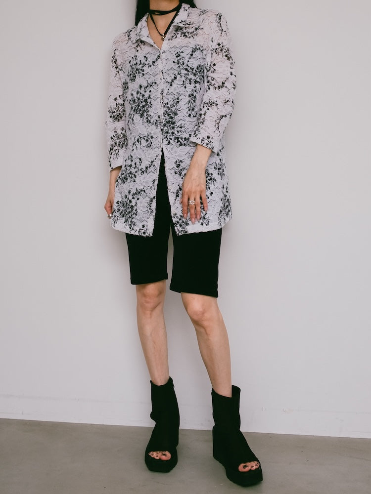 Small Flower Lace Shirt