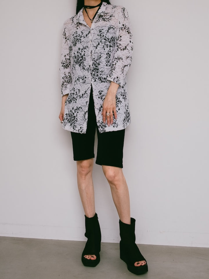 Small Flower Lace Shirt