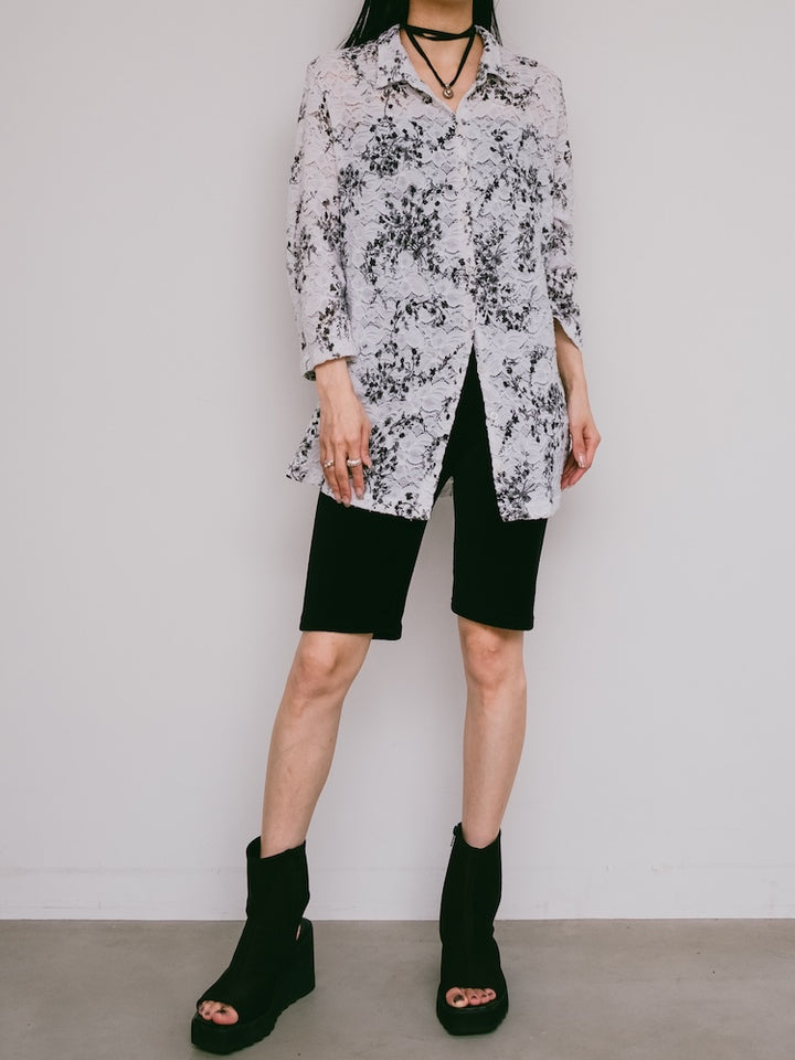 Small Flower Lace Shirt