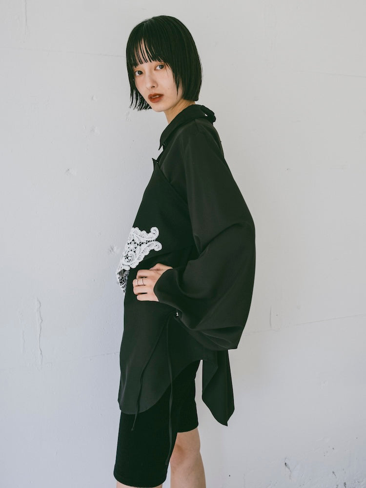 モデル身長：166cm / カラー：Black