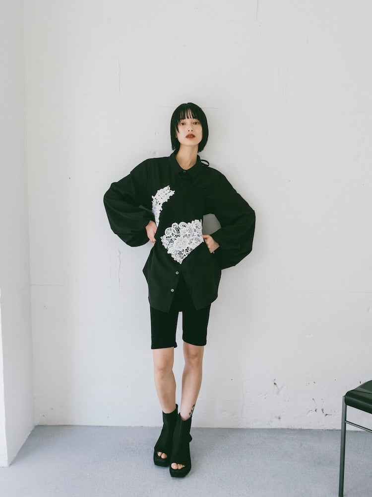 モデル身長：166cm / カラー：Black