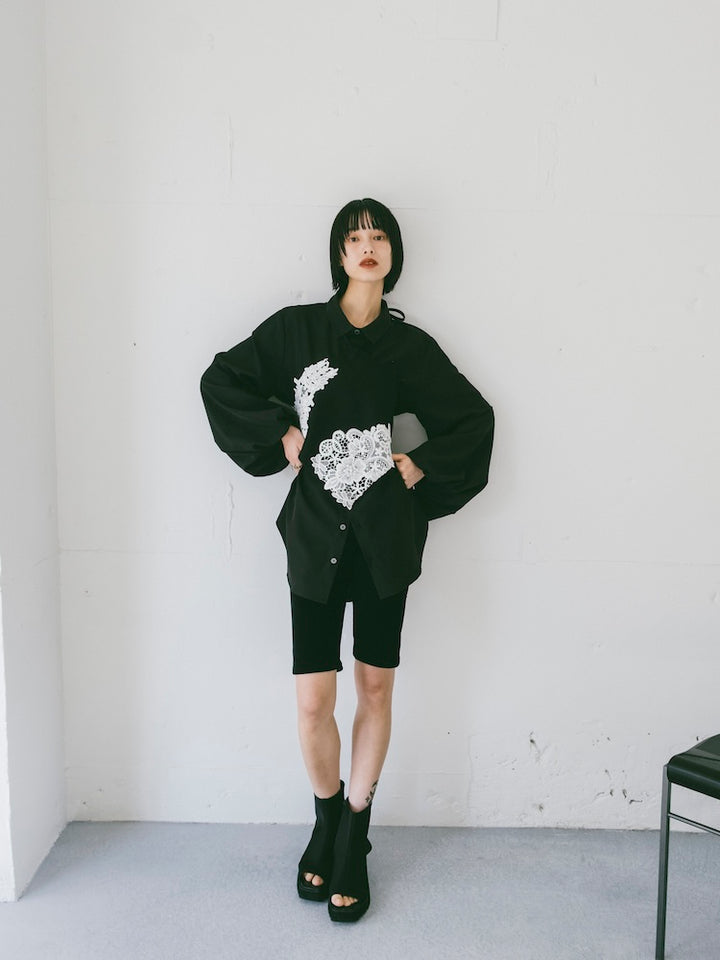 モデル身長：166cm / カラー：Black