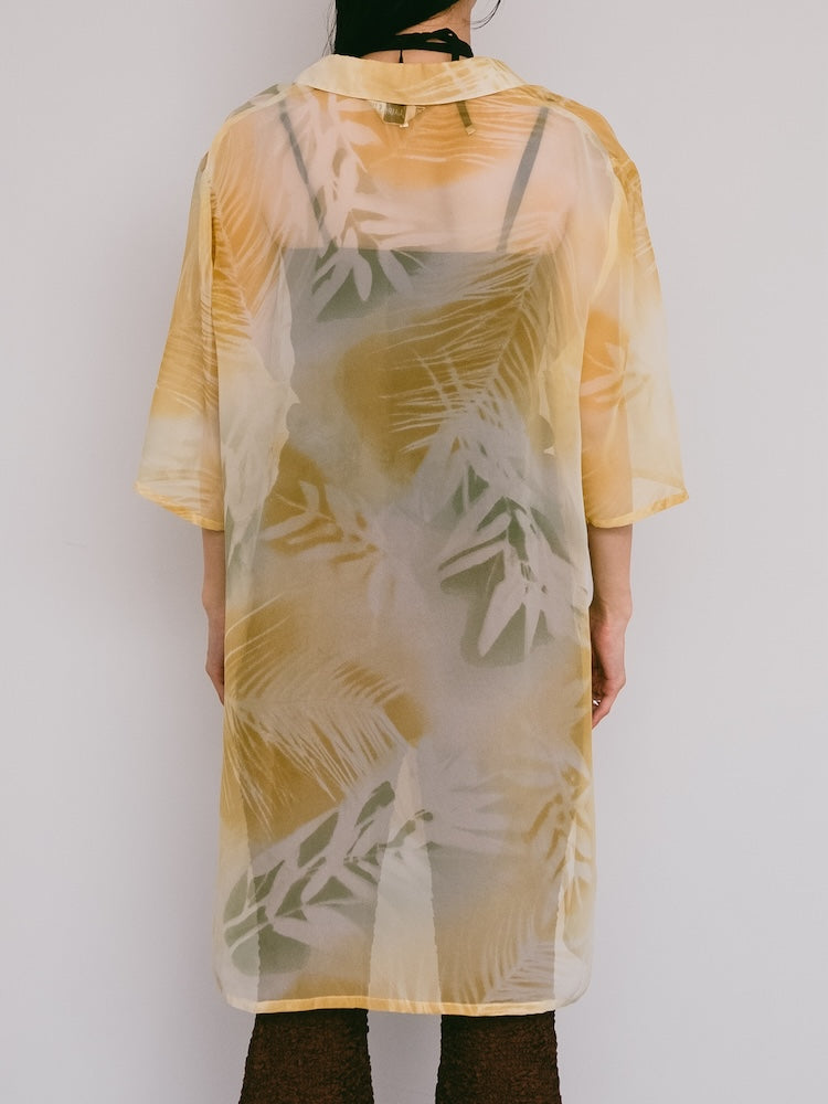 Organdy Flower Summer Shirt