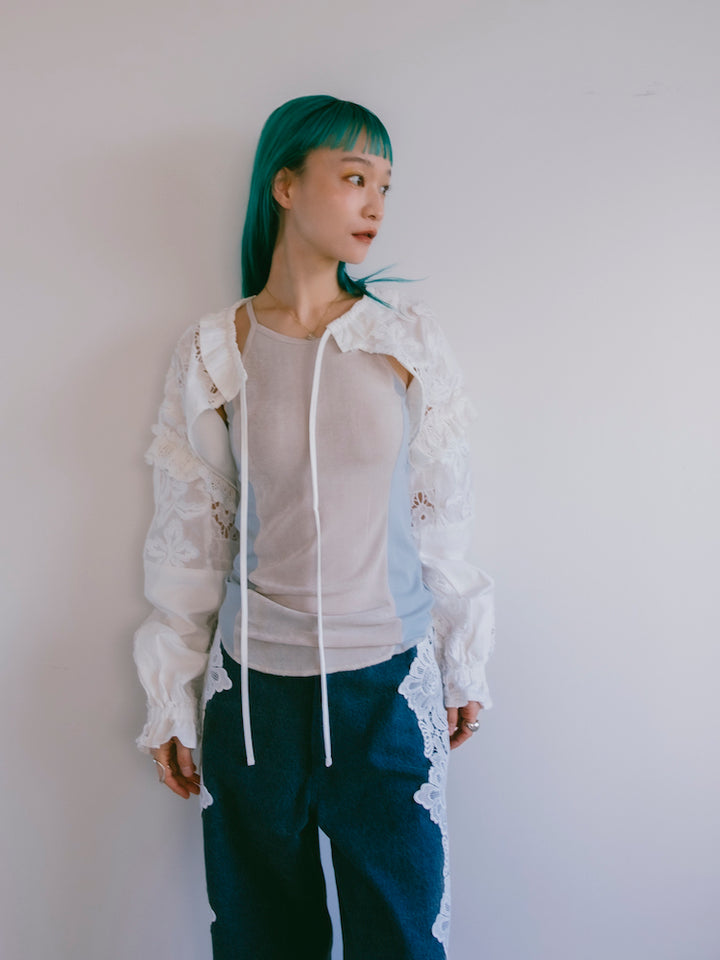 モデル身長：167cm / カラー：White