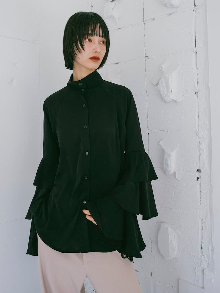 【26ss_EXB】Tiered Sleeve Blouse