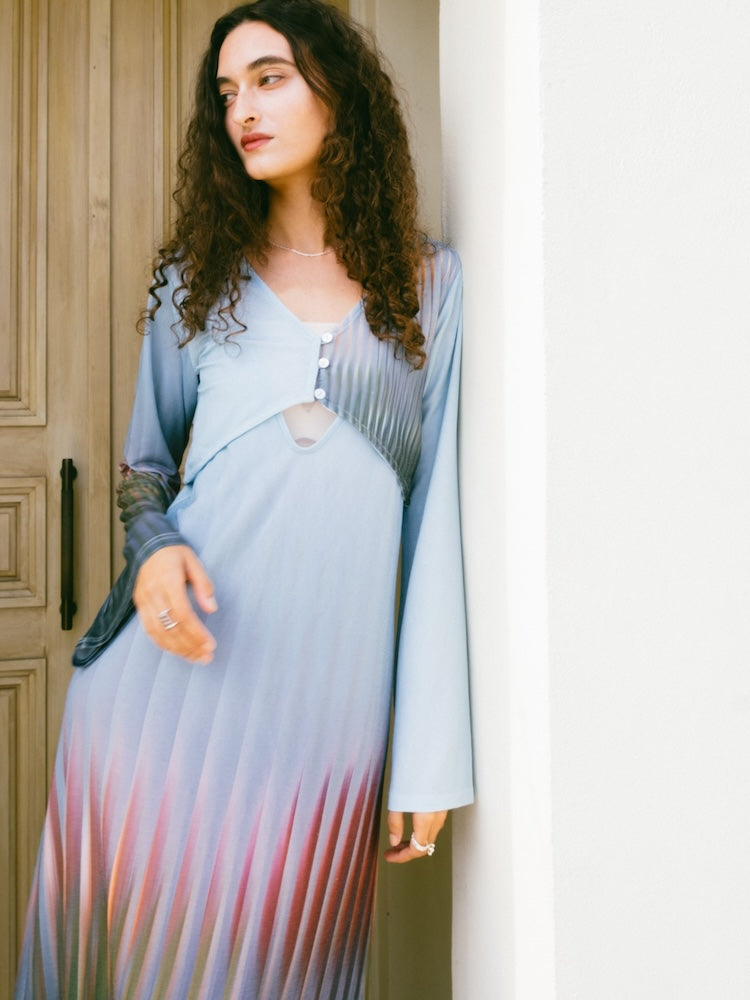 モデル身長：175cm / カラー：LightBlue