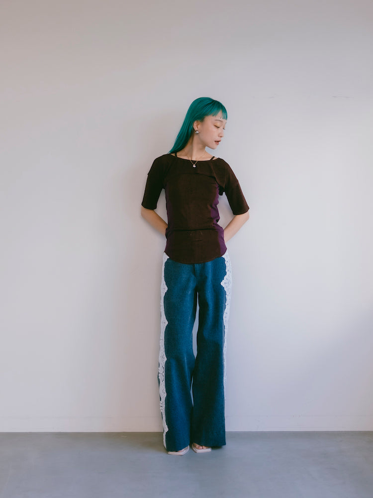 モデル身長：167cm / カラー：Blue