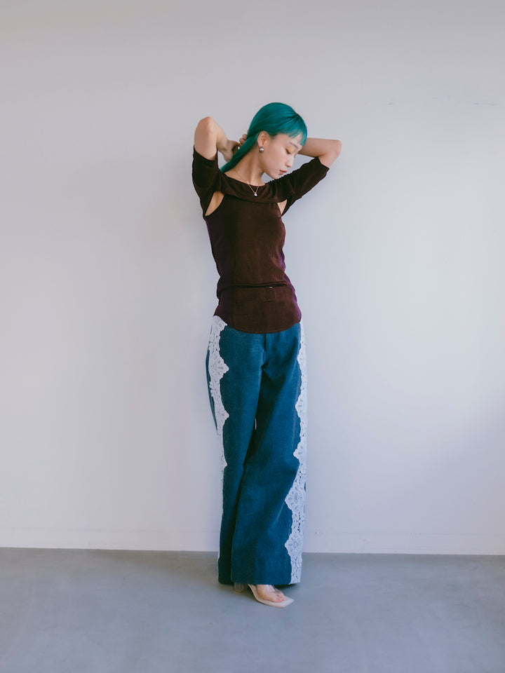 モデル身長：167cm / カラー：RedBrown