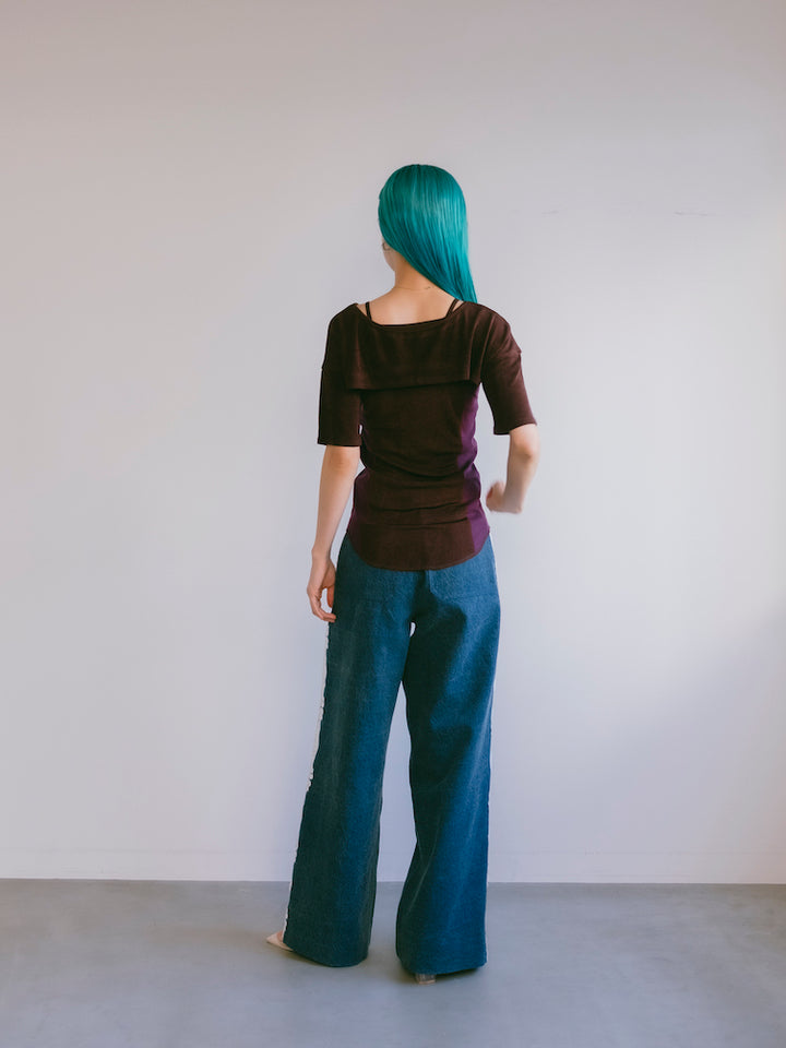 モデル身長：167cm / カラー：RedBrown