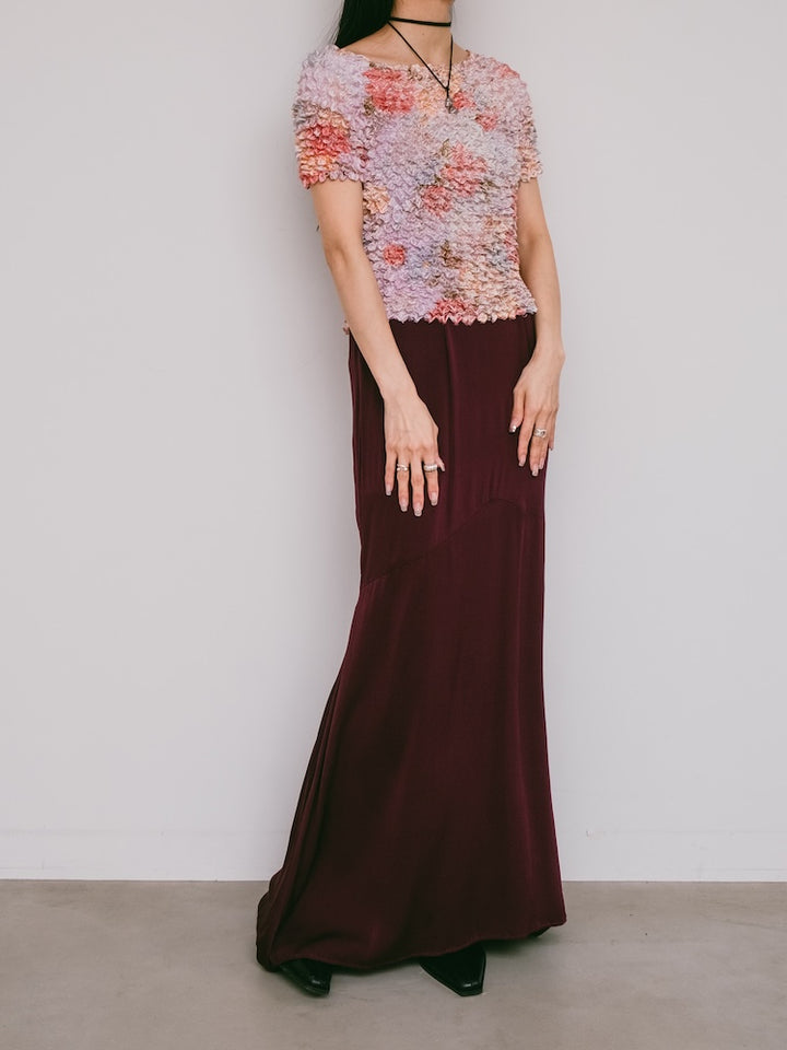 Violet Sheer Long Skirt
