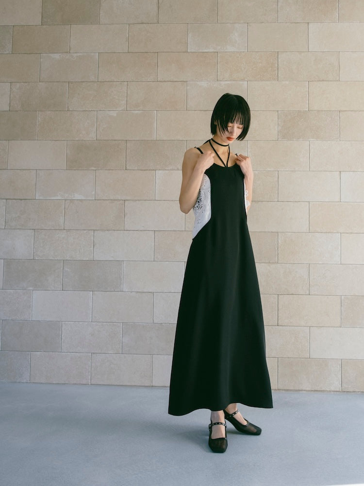 Lace Inset Camisole Dress｜レース切り替えキャミソールワンピース