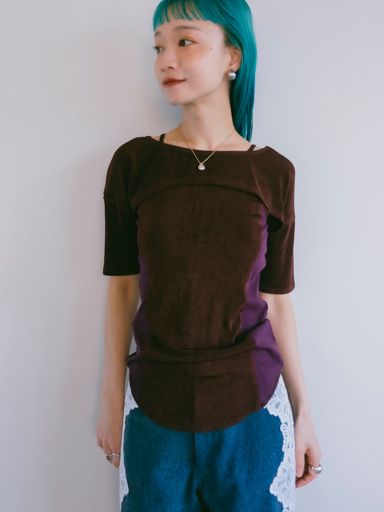 モデル身長：167cm / カラー：RedBrown