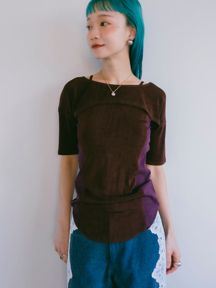 モデル身長：167cm / カラー：RedBrown