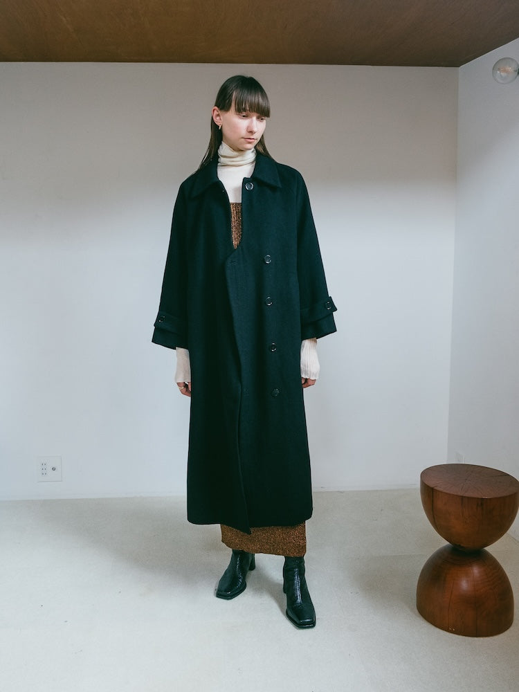 Curve Design Wool Coat｜ウールロングコート – MARTE