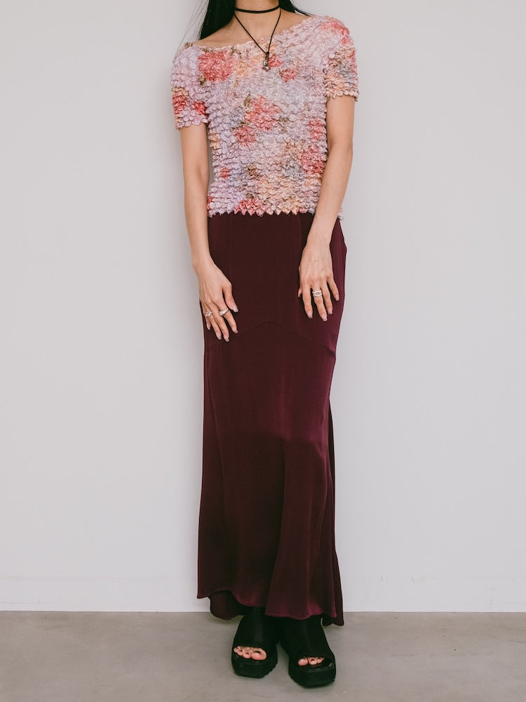 Violet Sheer Long Skirt