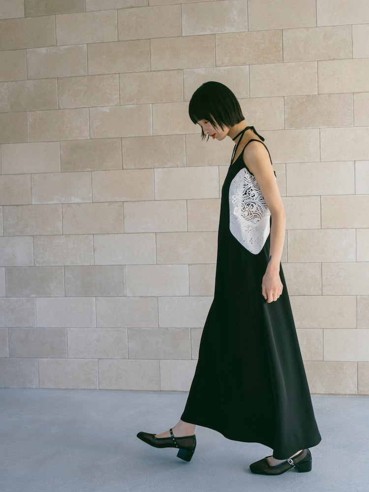 【26ss_EXB】Eyelet Strap Sheer Pumps