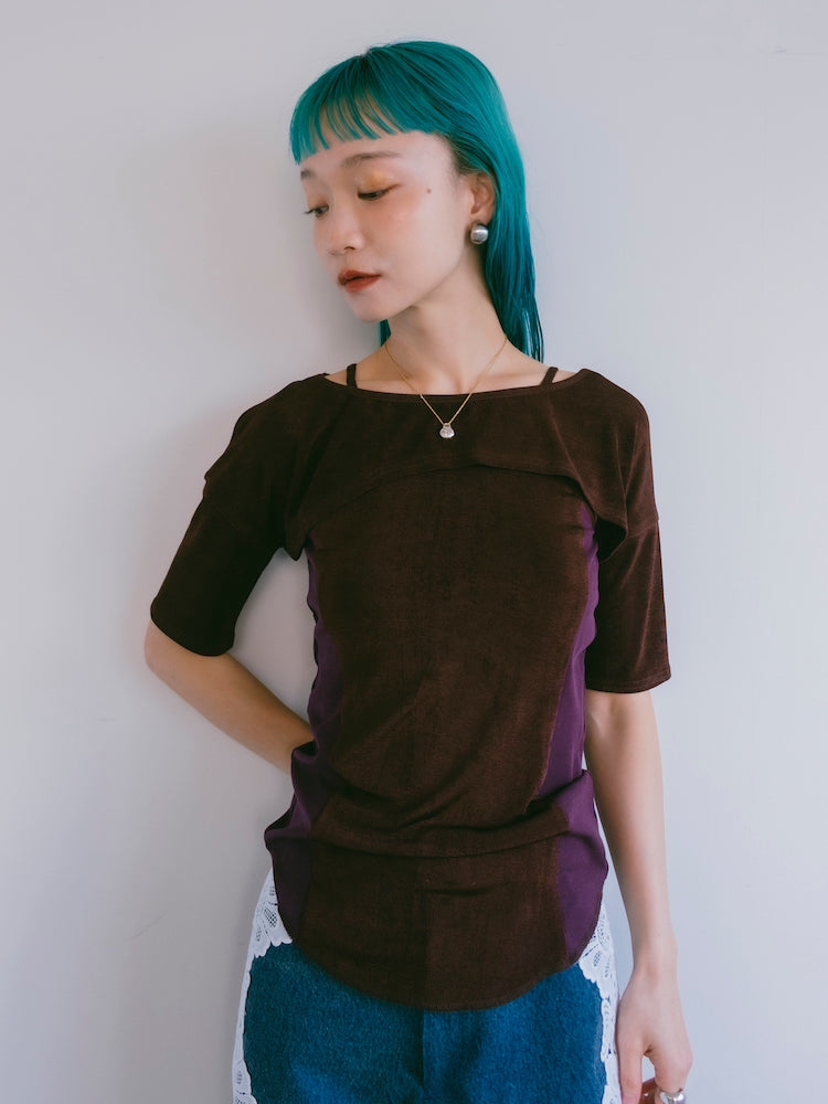 モデル身長：167cm / カラー：RedBrown