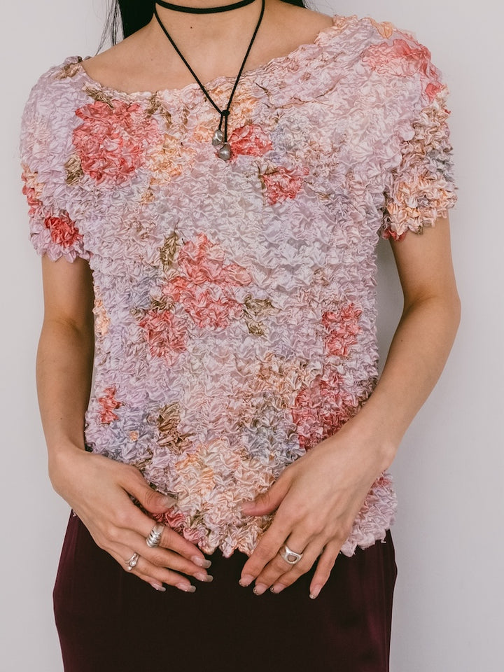 90s Popcorn Top / Flora