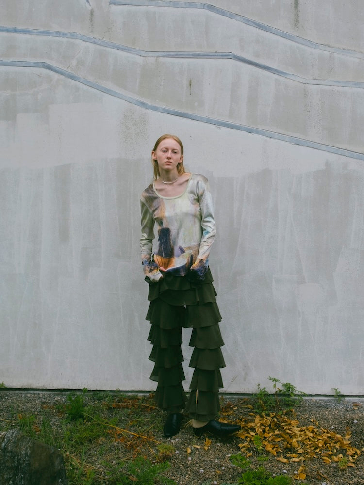 モデル身長：171cm / カラー：Khaki