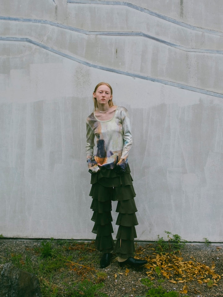 モデル身長：171cm / カラー：Khaki