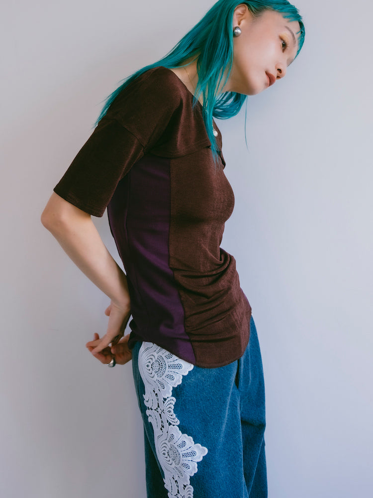 モデル身長：167cm / カラー：RedBrown