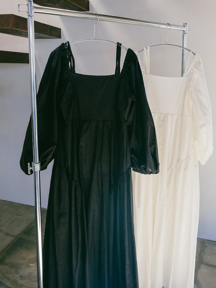 Off Shoulder Volume Dress｜オフショルダードレス – MARTE