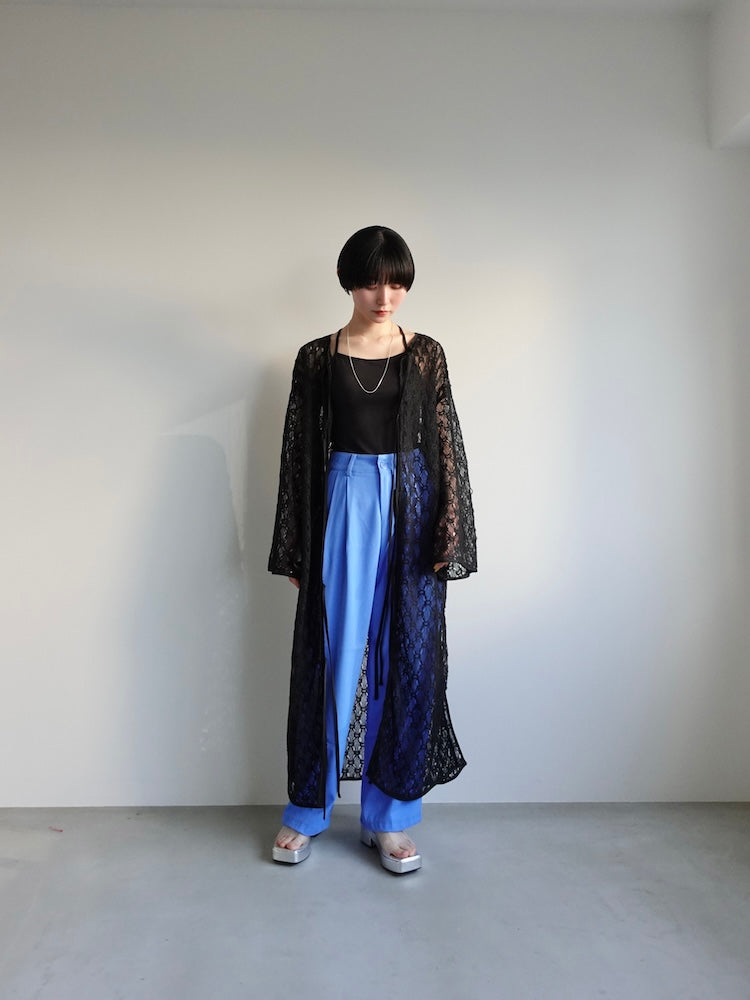 2way Lace Long Gown｜クロシェ編みレースガウン – MARTE