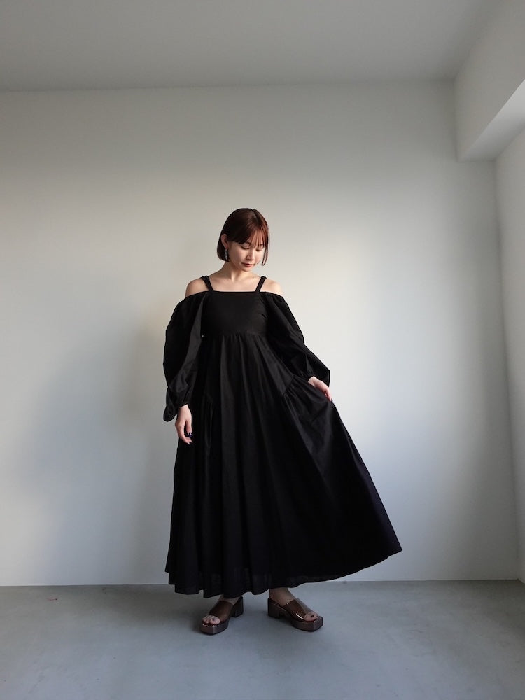 DT★Max Mara★gas オフショルダードレス DT♪ GAS オフショルダー ロングドレス