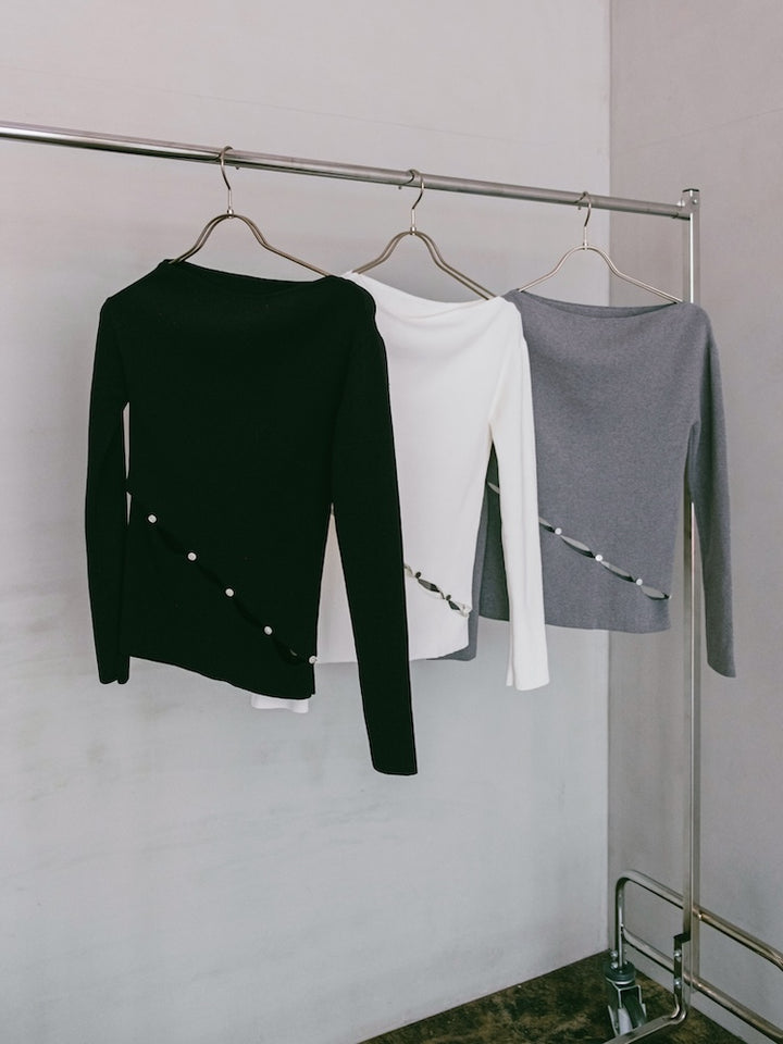Multiway Ease One-Shoulder Knit