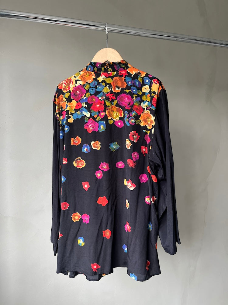 Flower Rayon Blouse