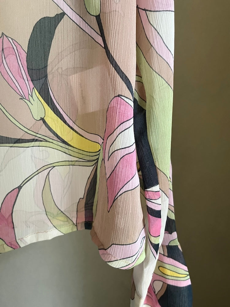 Geometric Sheer Shirt