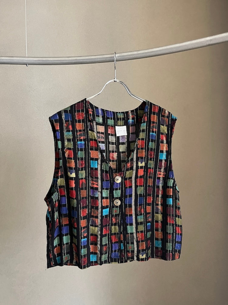 80s Square Line Vest