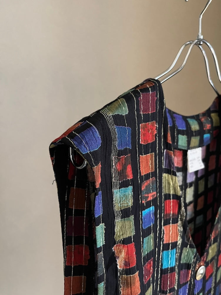 80s Square Line Vest