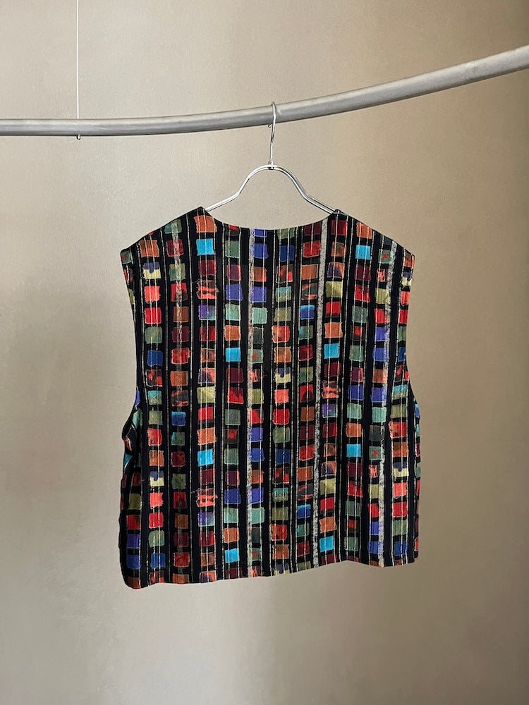 80s Square Line Vest