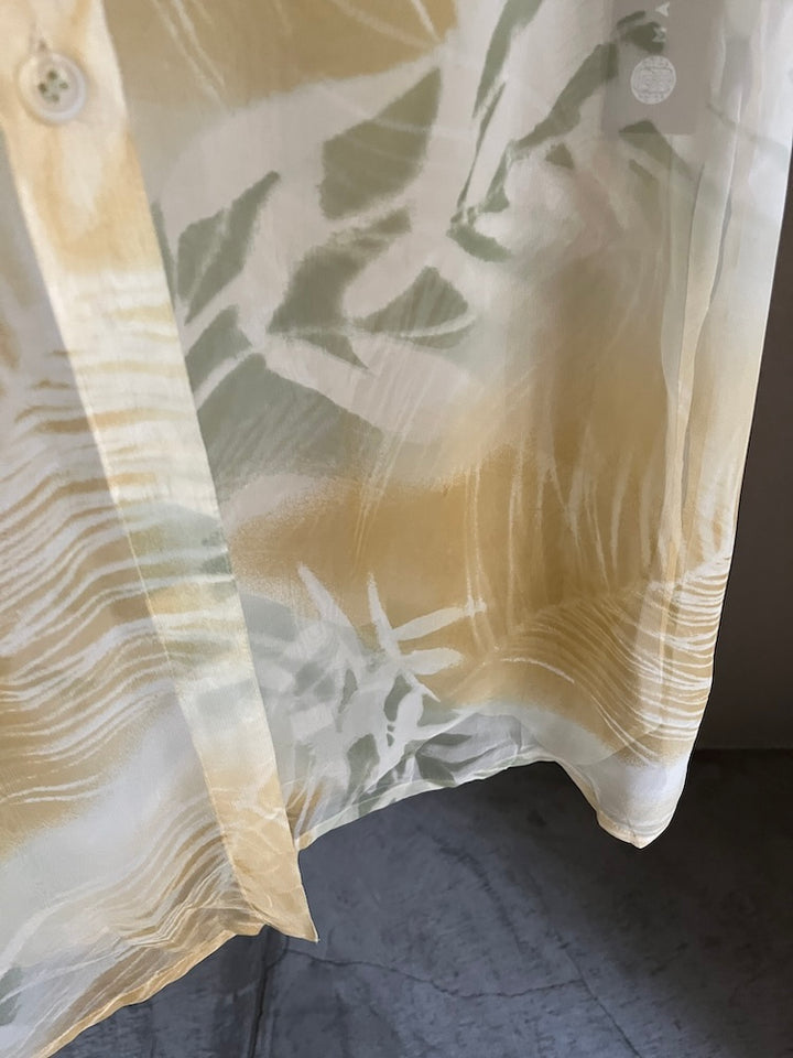 Organdy Flower Summer Shirt