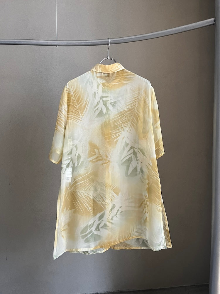 Organdy Flower Summer Shirt