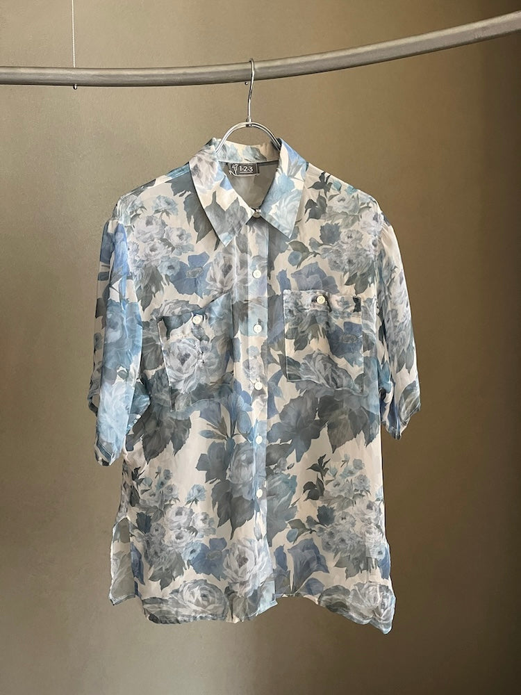 Cool Flower Sheer Shirt