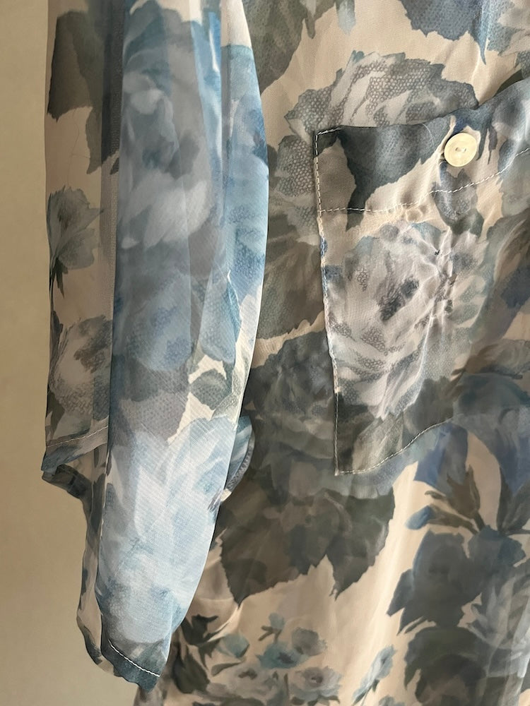 Cool Flower Sheer Shirt