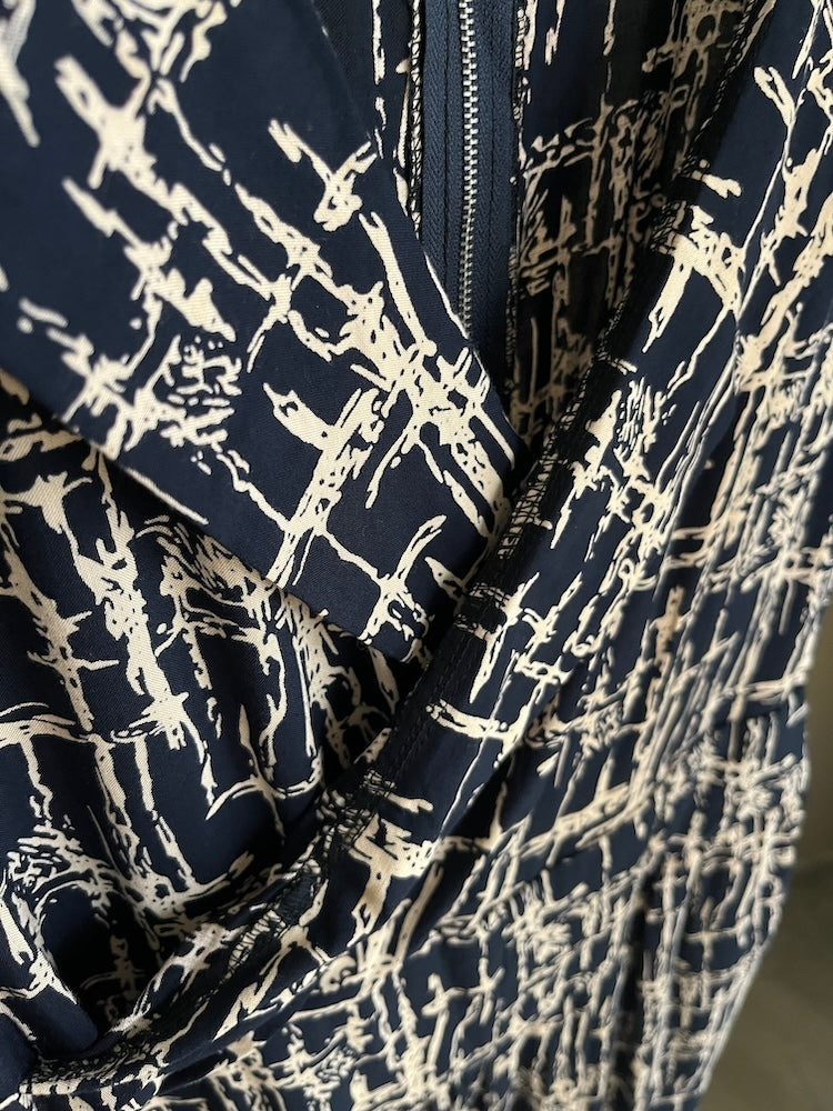 Wrap Abstract Jumpsuit
