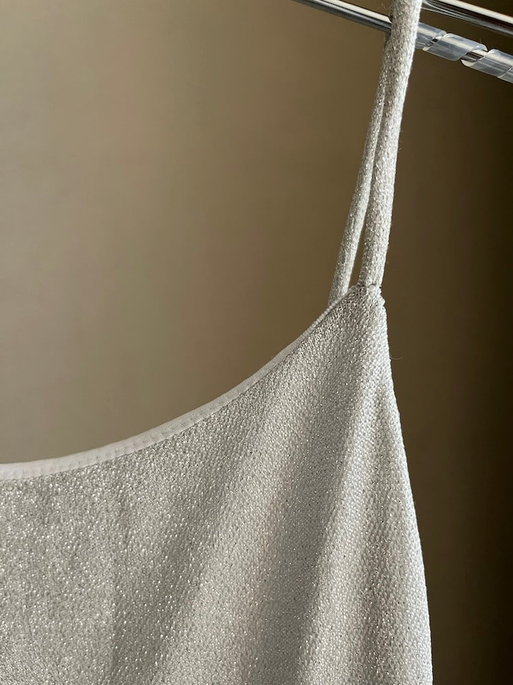Back Design Lame Dress