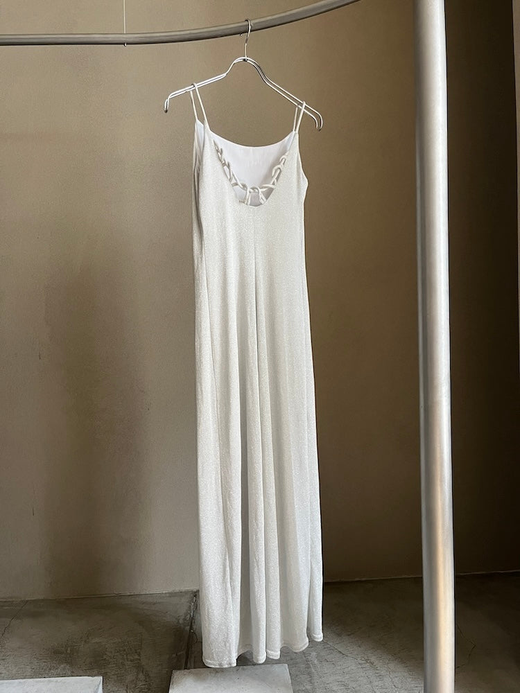 Back Design Lame Dress