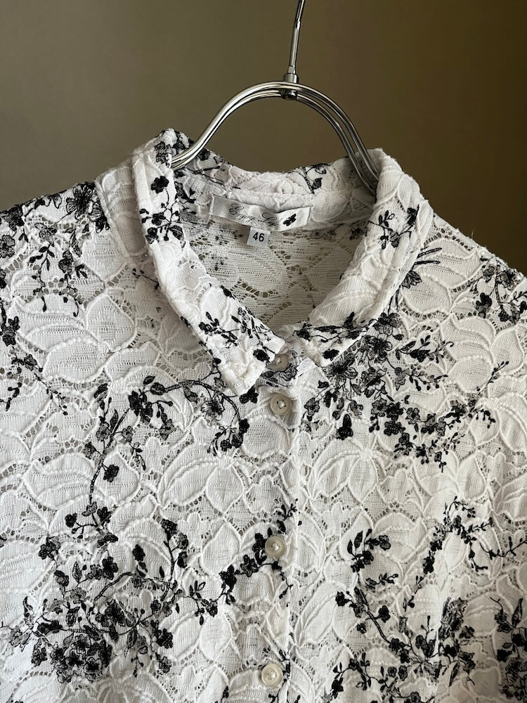 Small Flower Lace Shirt