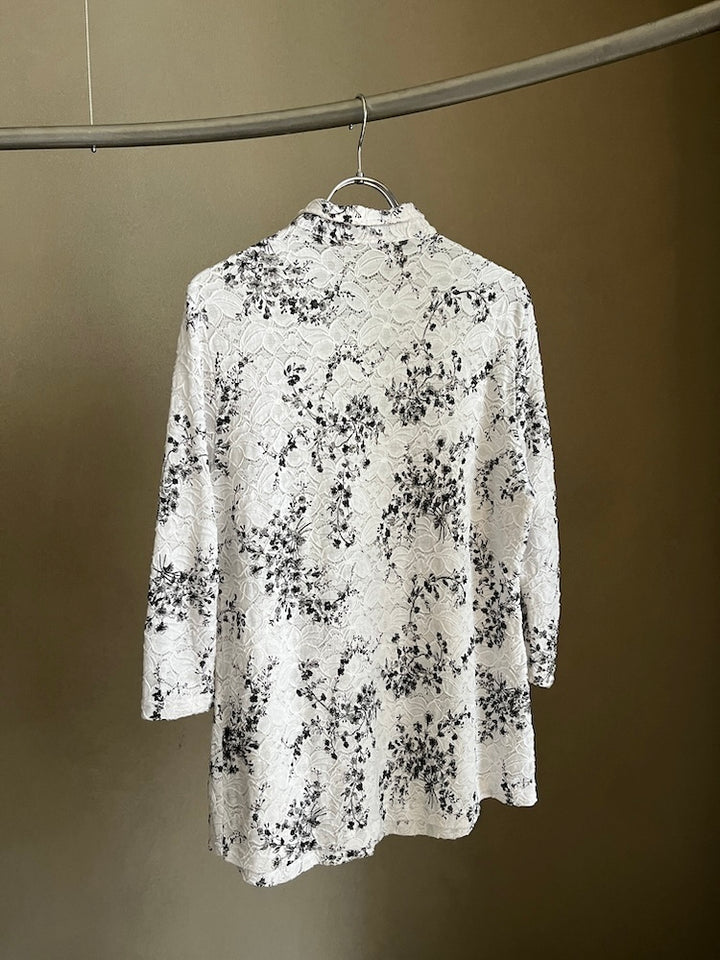 Small Flower Lace Shirt