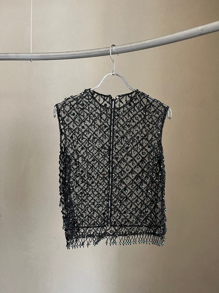 Ball Beads Mesh Vest