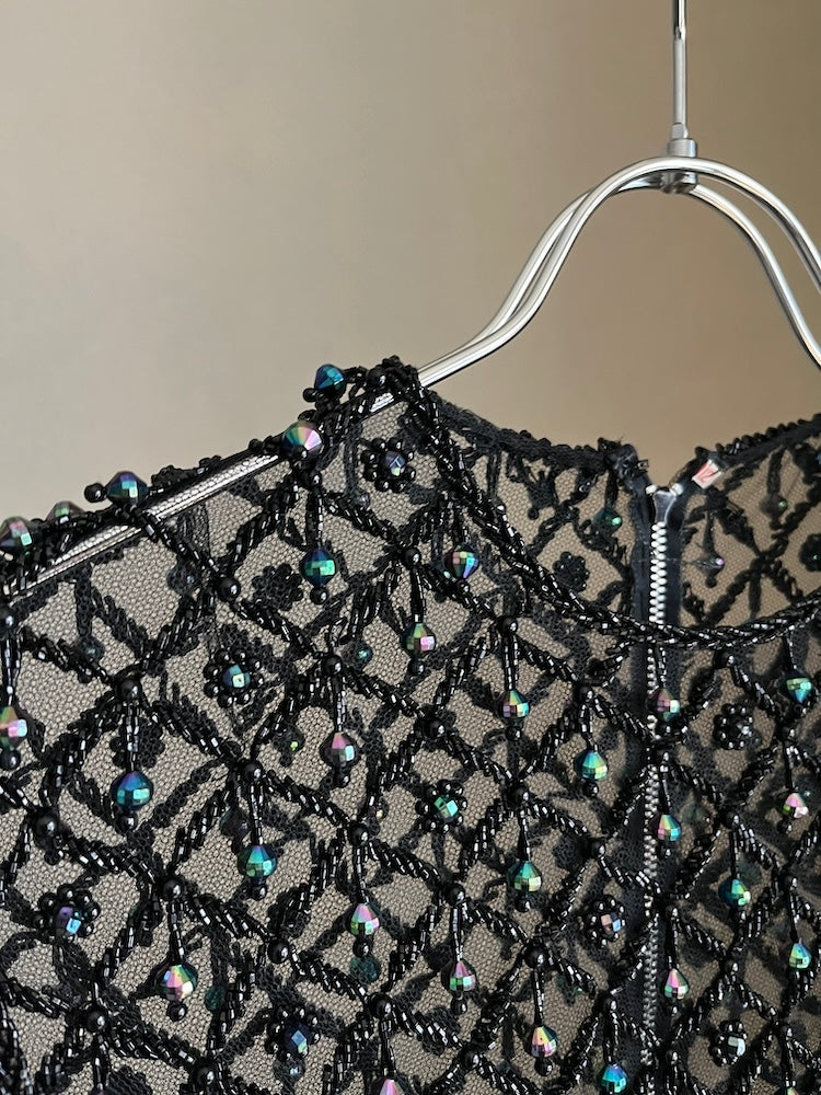 Ball Beads Mesh Vest